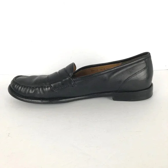 COLE HAAN City Leather Penny Loafers Men's 13 M Black Dress Shoes Slip On 08420